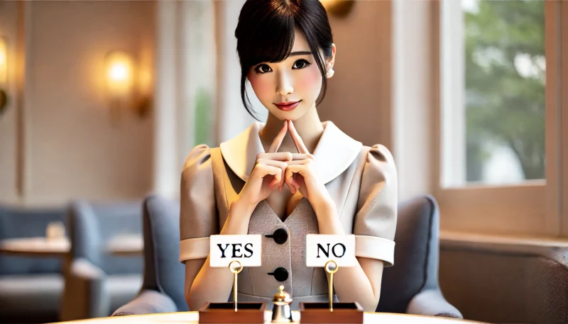 パパ活女子がYESかNO選択する
