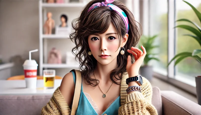若さをアピールするパパ活女子