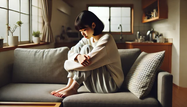 つらい事があって悲しいパパ活女子