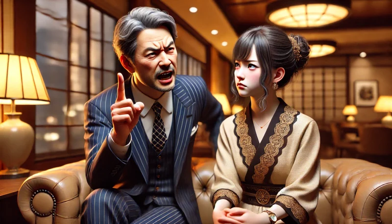 圧が強く偉そうなパパ活にいる男性地雷