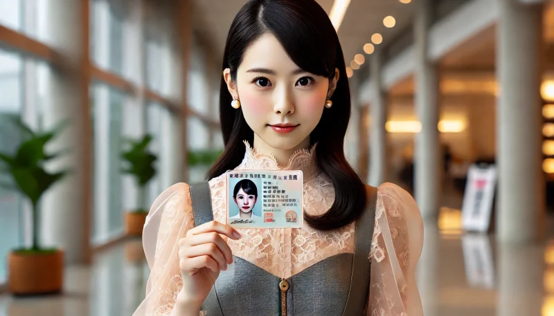 年齢確認するパパ活女子