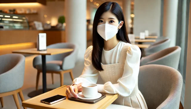 パパ活の顔合わせでマスクを取らない女性